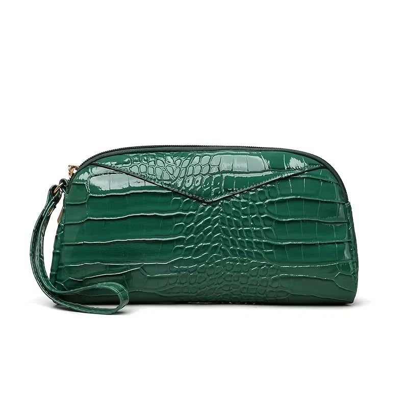 Fashion Women's Handbag, Ladies Clutch, Mom Bag, Makeup Bag, PU Crocodile Pattern Fabric
